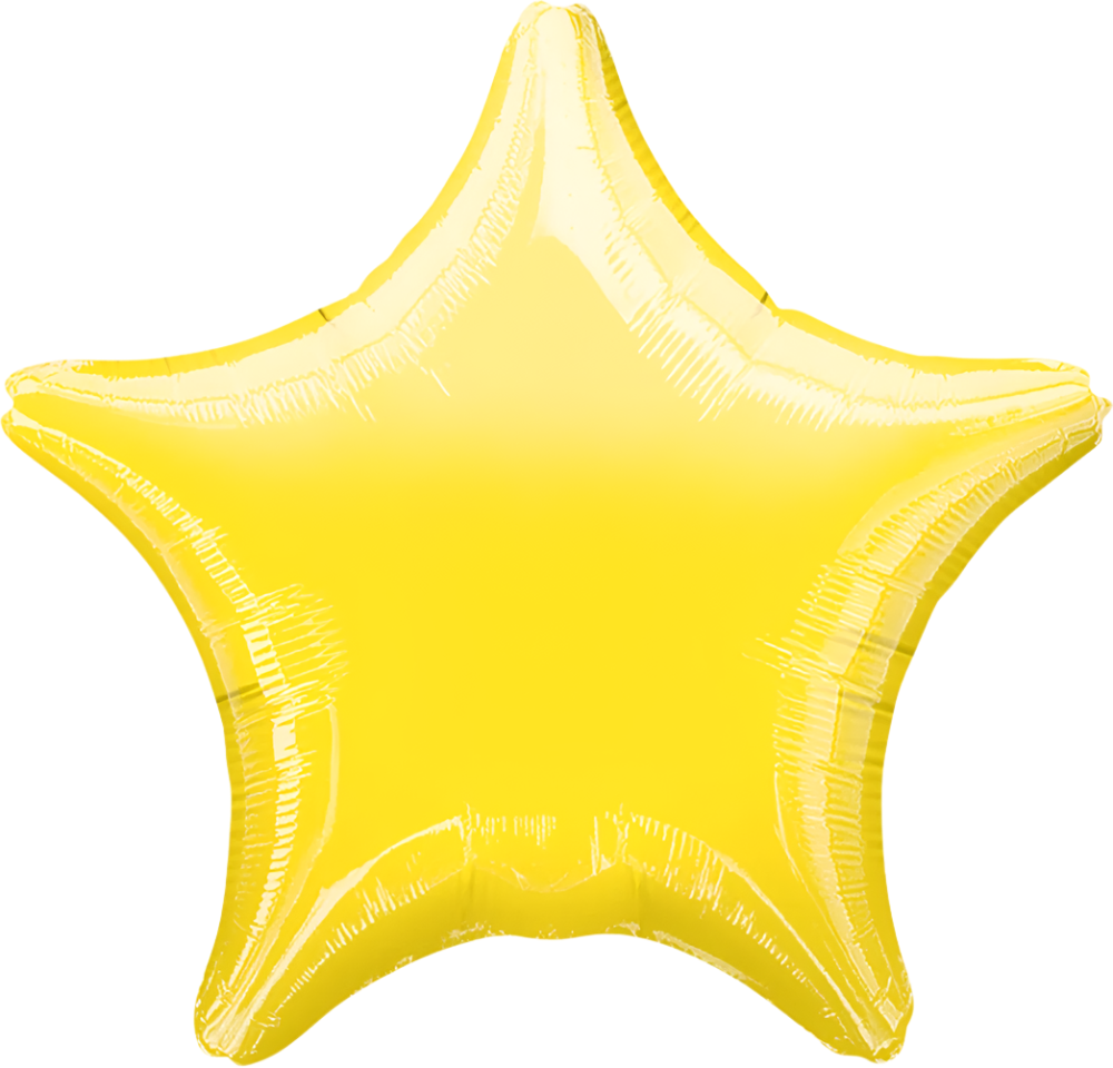 Estrella Metálica Amarilla