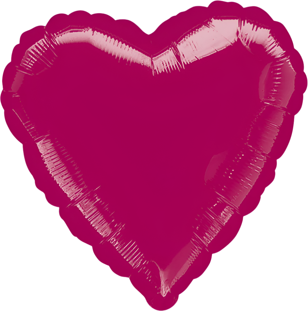 Corazón Burgundy (dos tamaños)