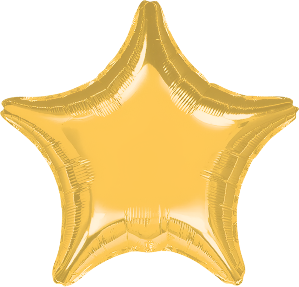 Estrella Metálica Dorada