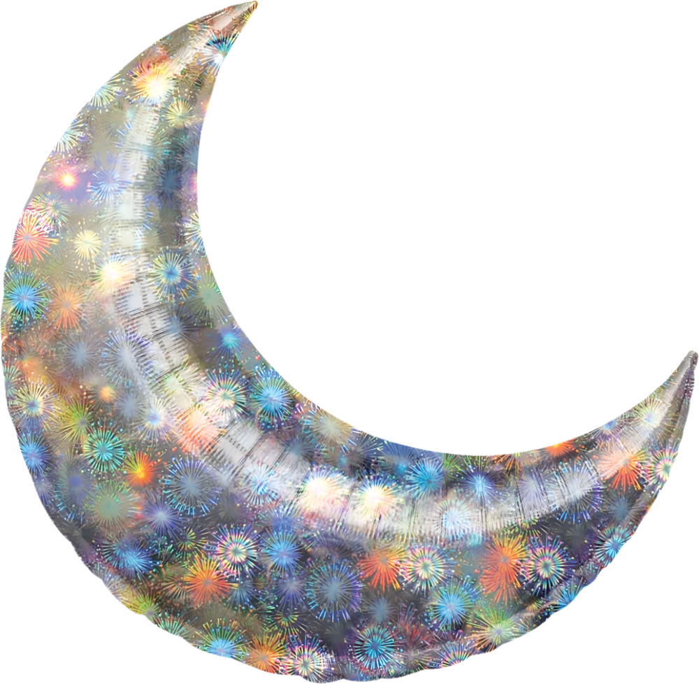 Luna Holo-fireworks (dos tamaños)