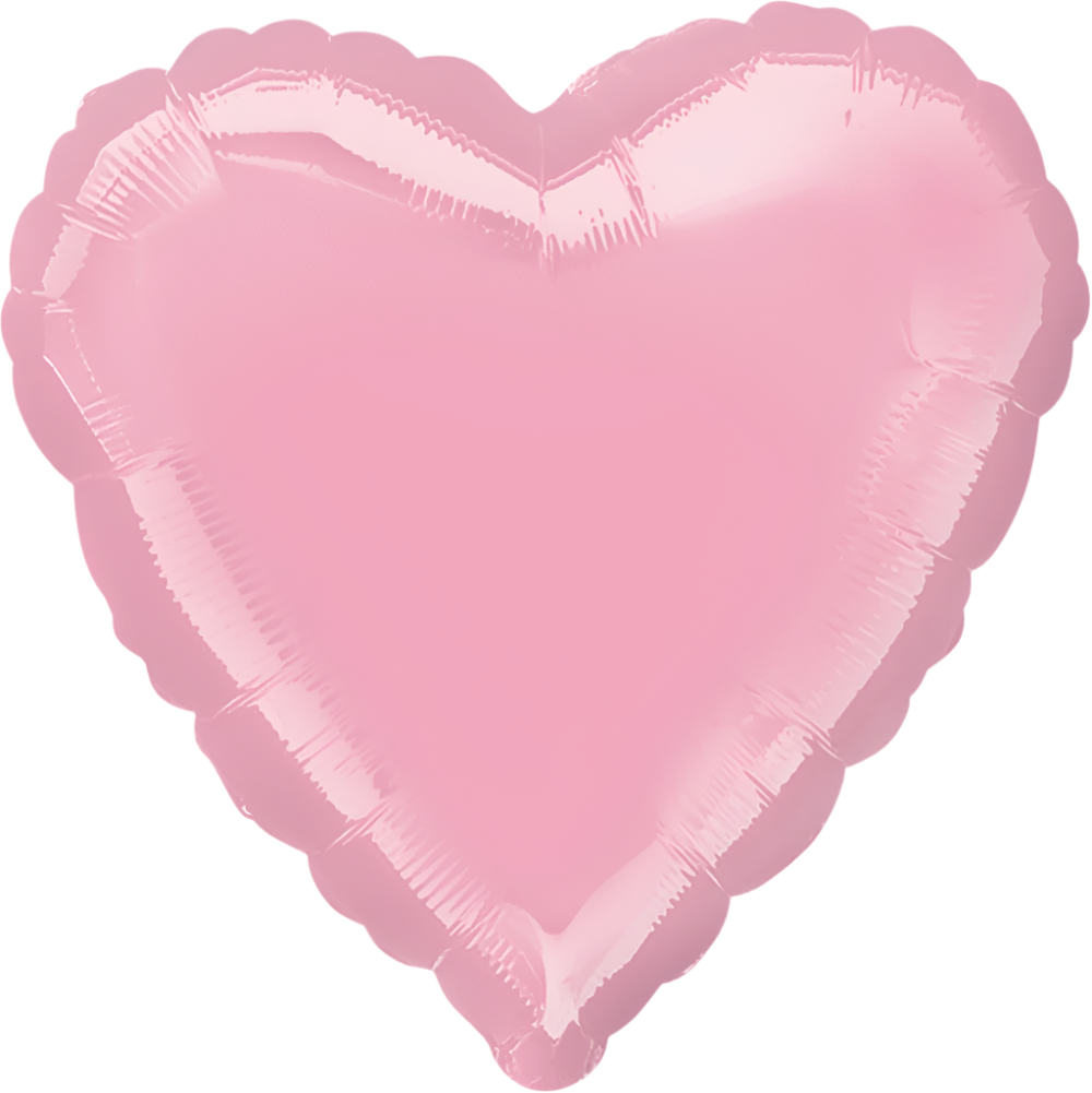 Corazón iridescent pearl pink (dos tamaños)