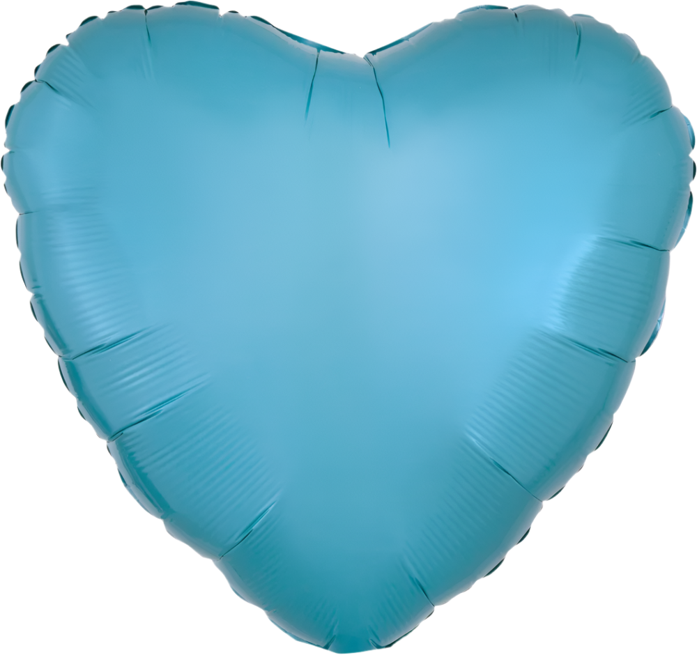 Corazón caribbean blue (dos tamaños)