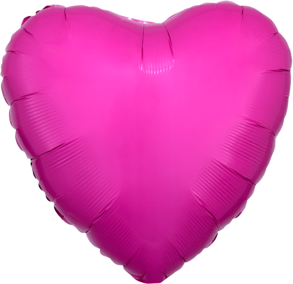 Corazón bright bubble gum (dos tamaños)