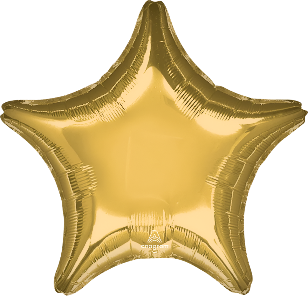Estrella Metallic Gold (dos tamaños)