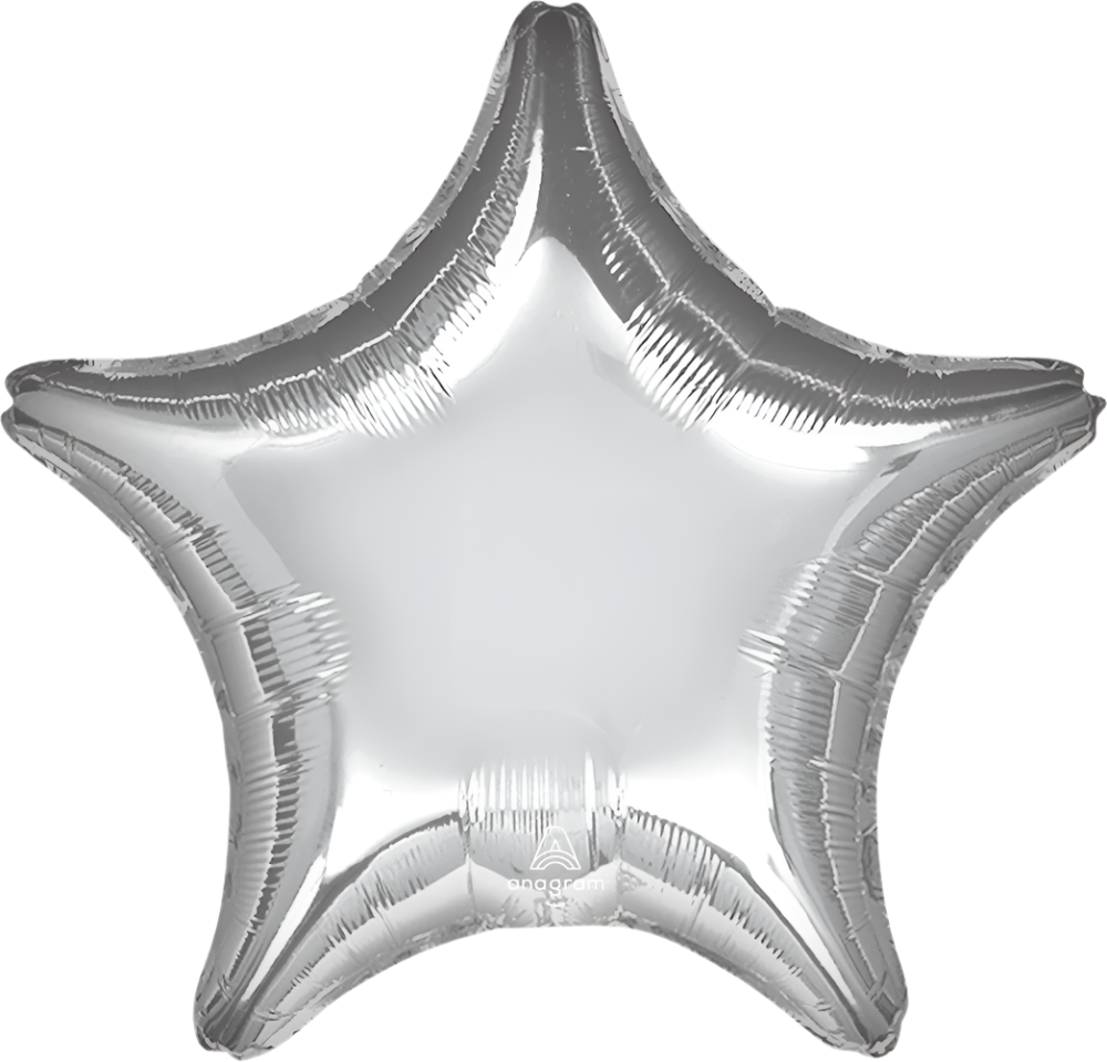 Estrella Metallic Silver (dos tamaños)