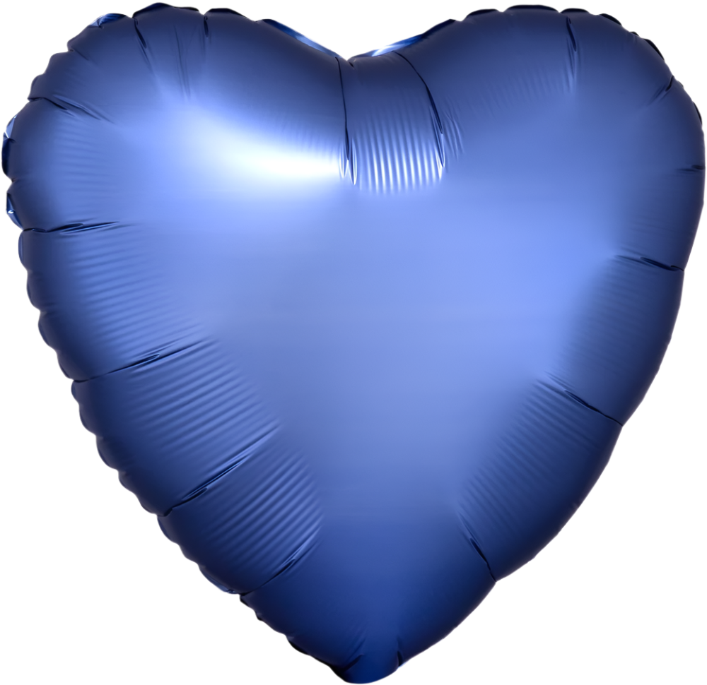 Corazón satin luxe azure (dos tamaños)