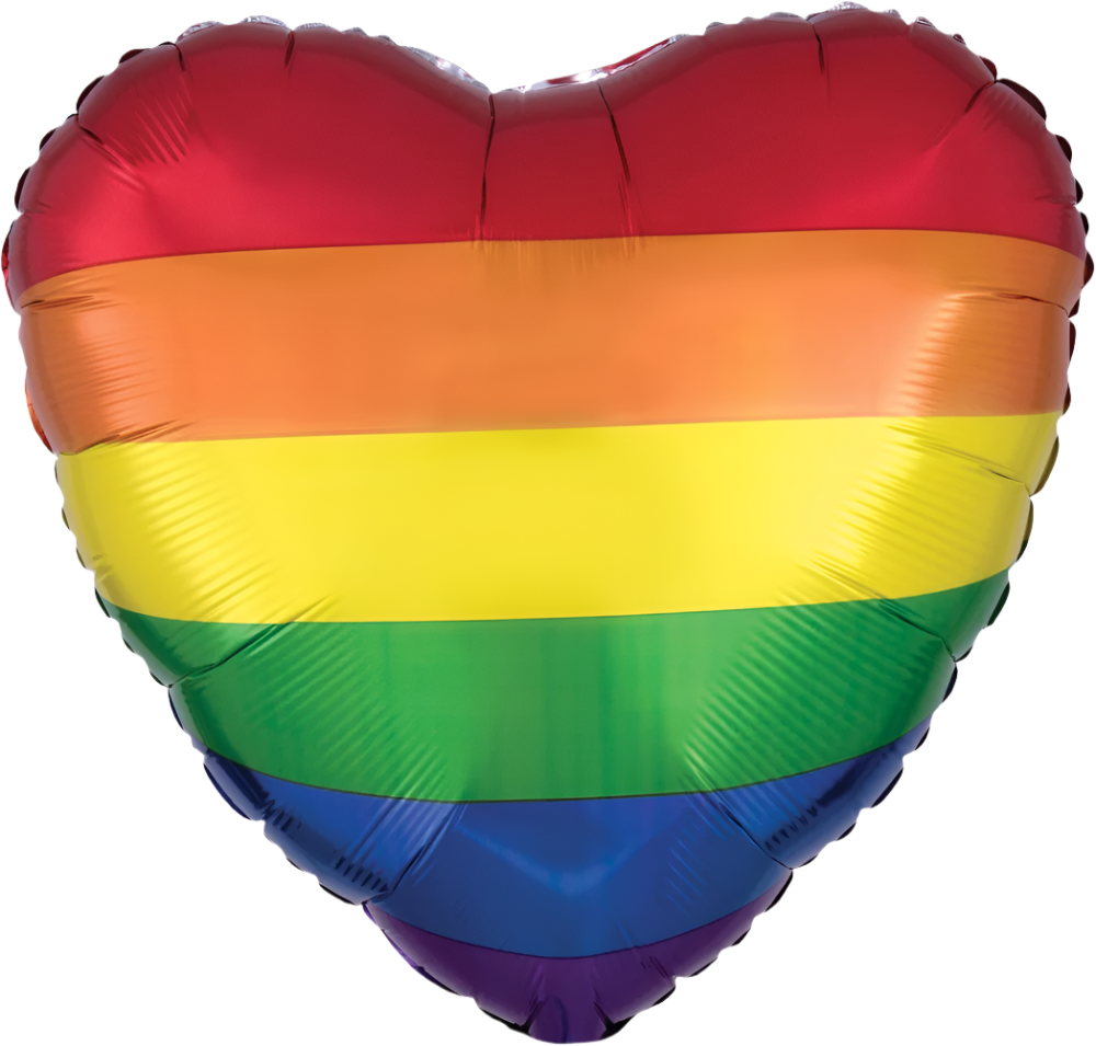 Corazón Rainbow fun (dos tamaños)