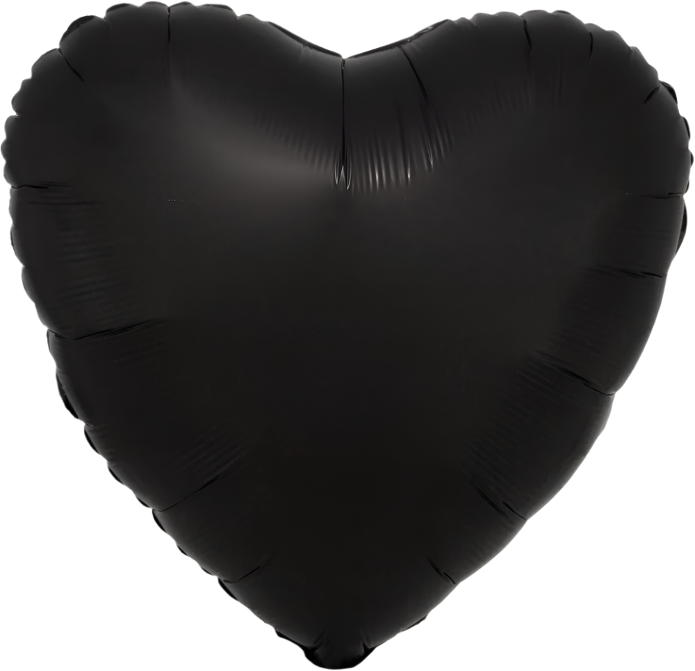 Corazón satin luxe onyx (dos tamaños)