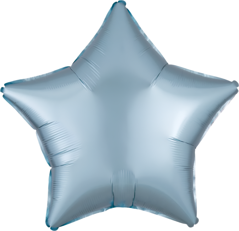 Estrella satin luxe pastel Blue (dos tamaños)