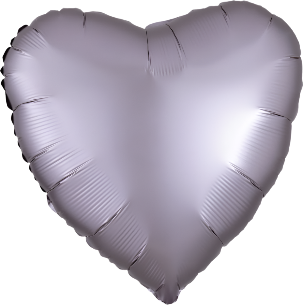 Corazón satin luxe greige (dos tamaños)