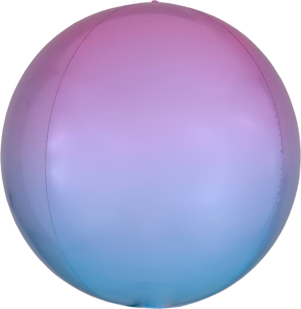 Orbz Ombre Azul y Rosa pastel
