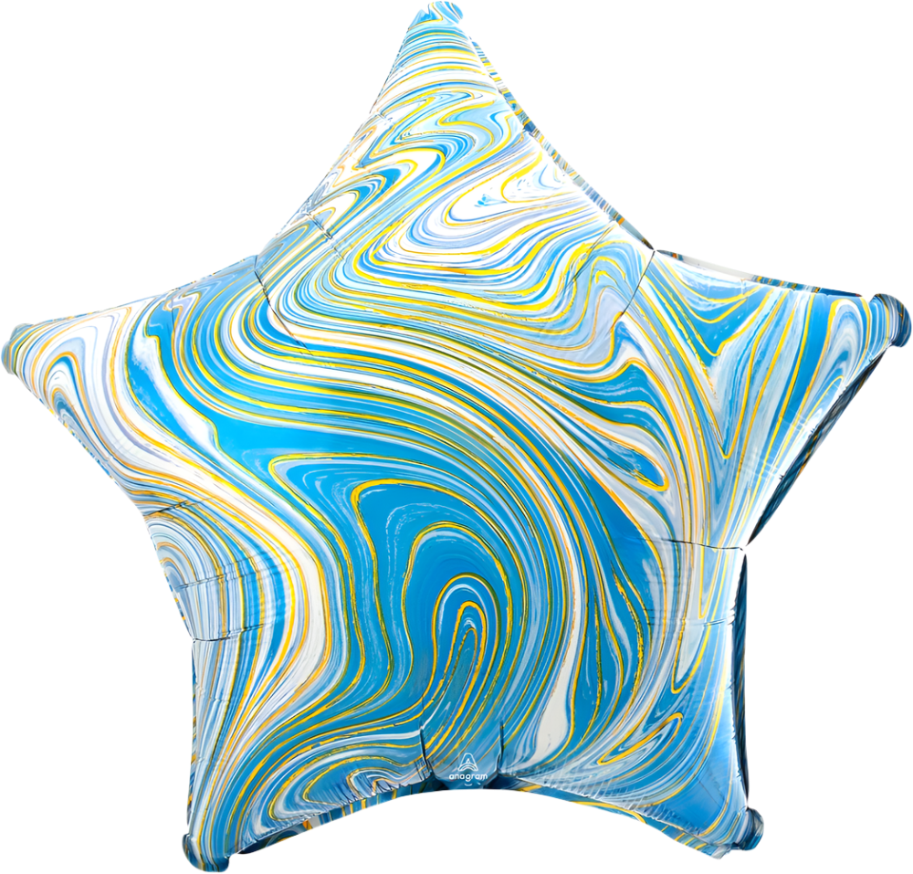 Estrella Marblez Blue (dos tamaños)