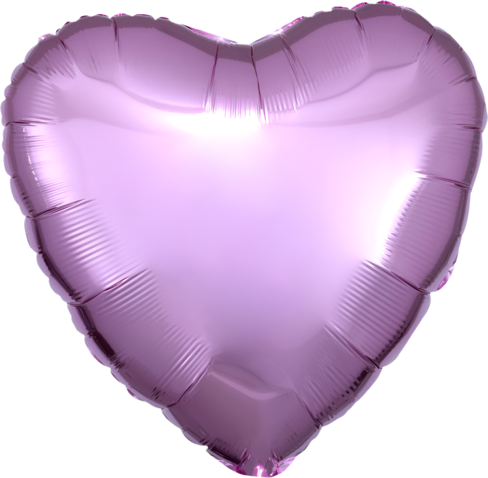 Corazón metallic pearl pastel (dos tamaños)