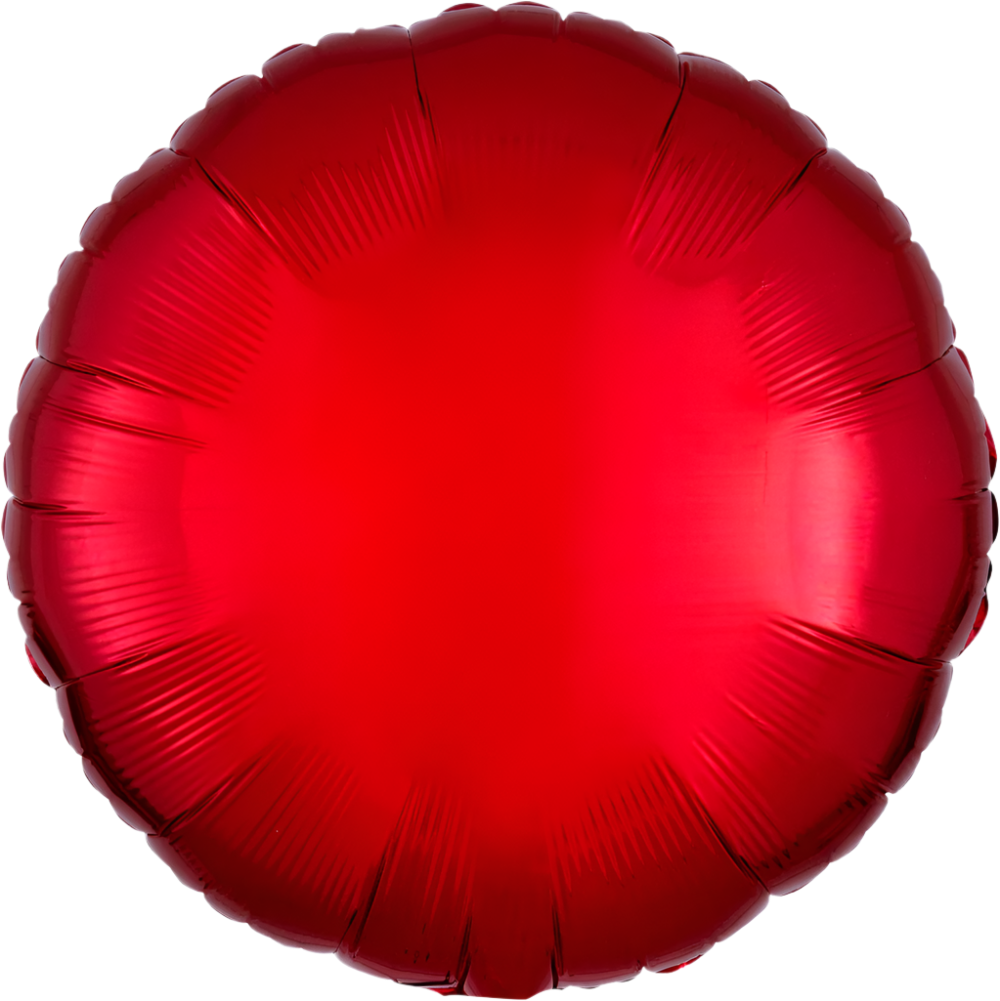 Círculo Metálico Rojo