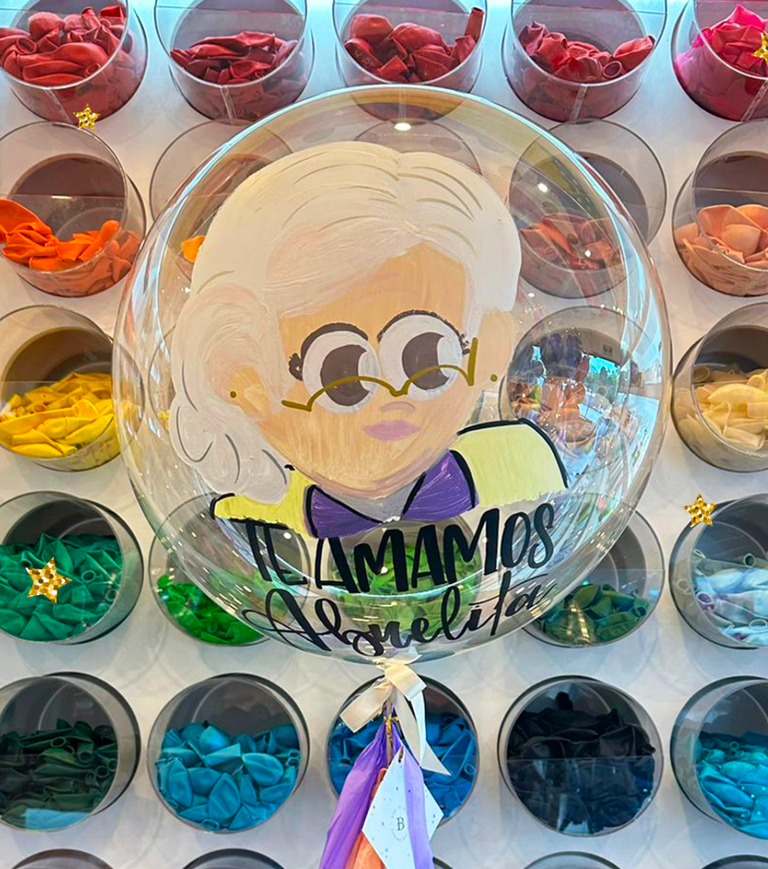 Burbuja "abuela" Día del abuelo