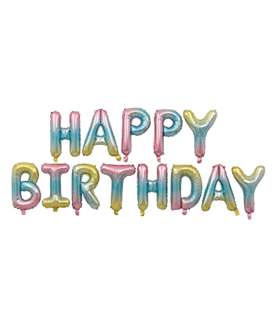 Happy Birthday Degradado