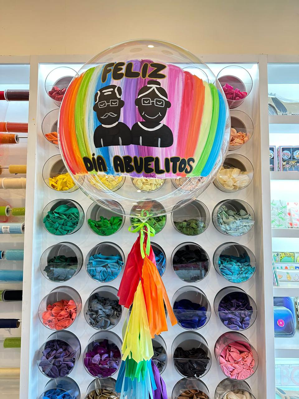 Burbuja día de los abuelos dibujo