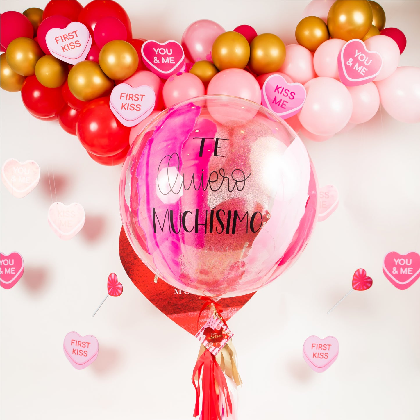 Burbuja gigante Te quiero muchisimo