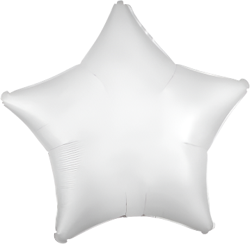 Estrella Metálica Blanca