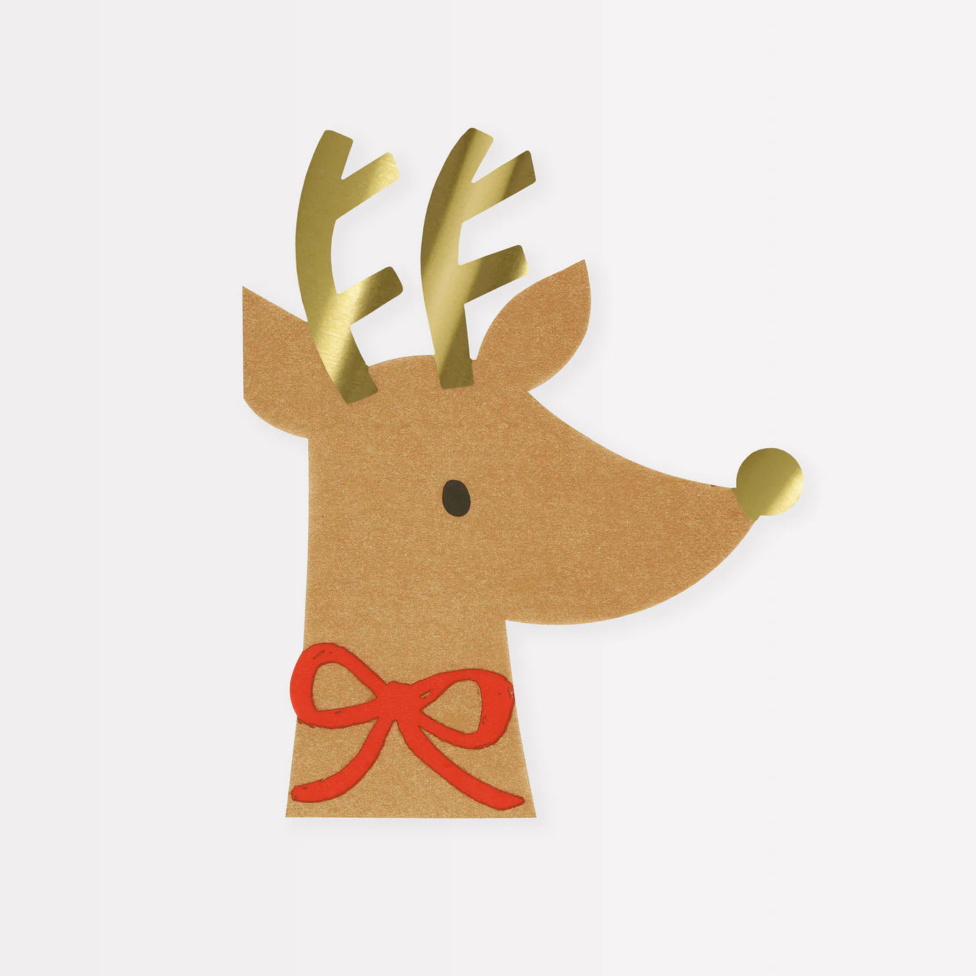 Reindeer With Red Bow