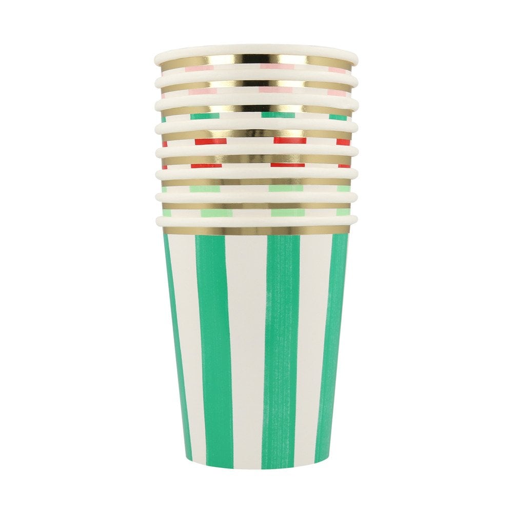 Striped Cups
