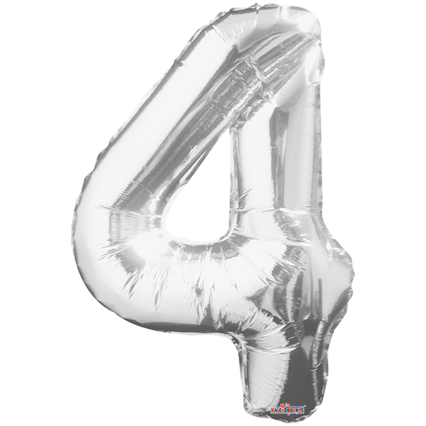 Número 4 grande (más colores)