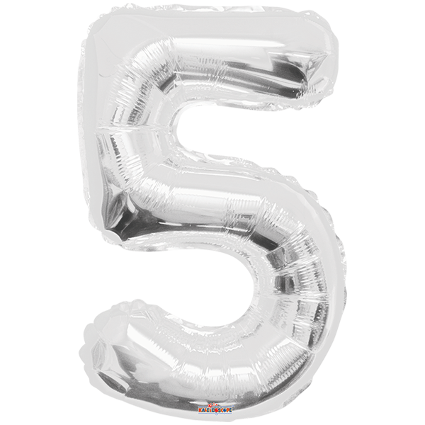 Número 5 grande (más colores)