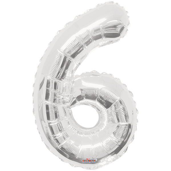 Número 6 grande (más colores)