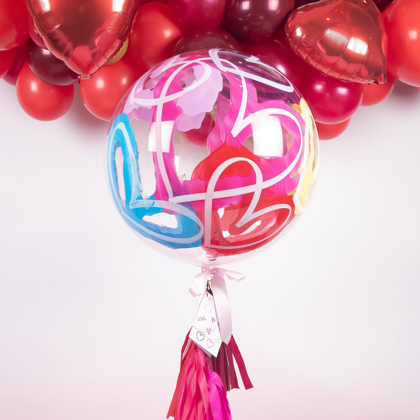 Burbuja 'Full of Hearts' Grande