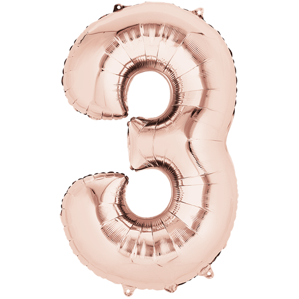 Número 3 chico (más colores)