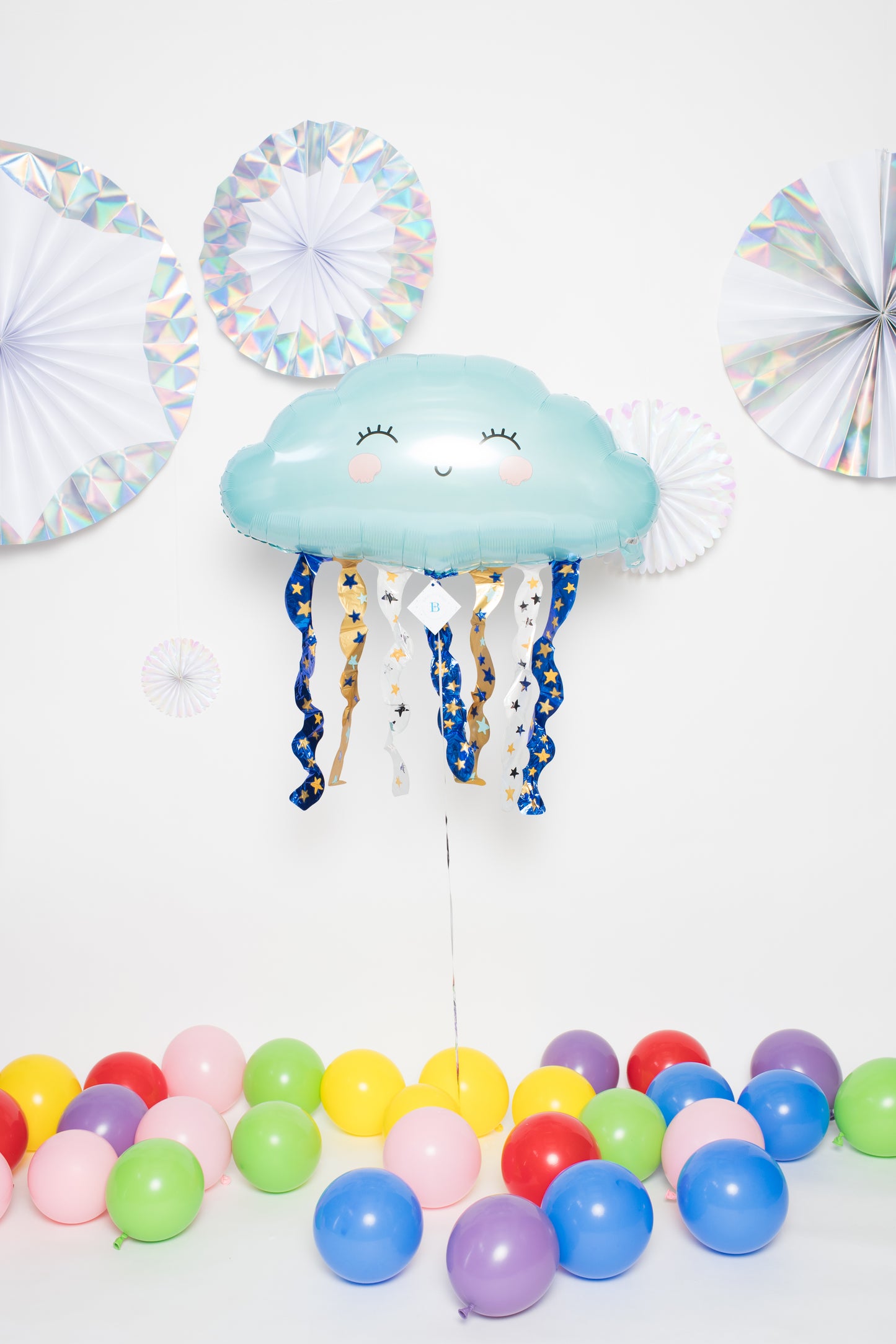 Nube sonriente Azul