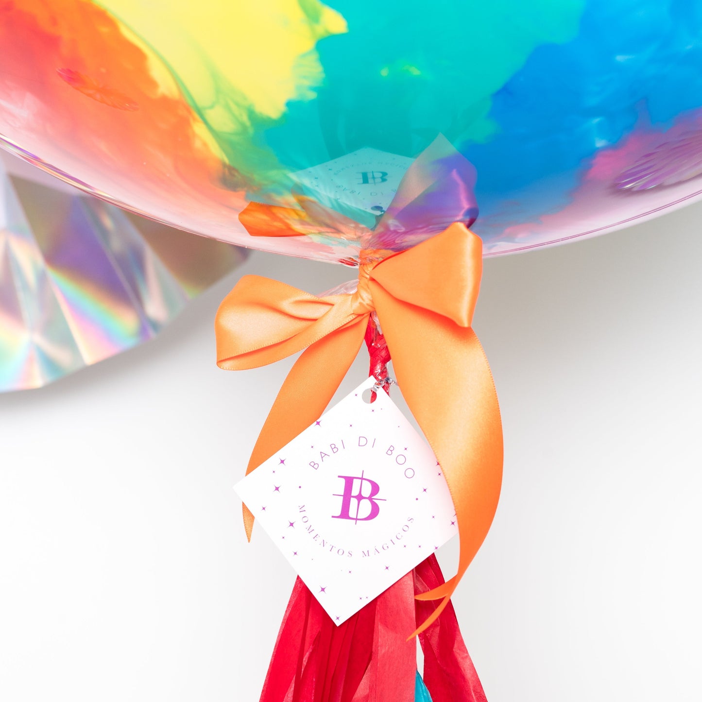 Burbuja Pintura Multicolor - Medias Líneas Verticales