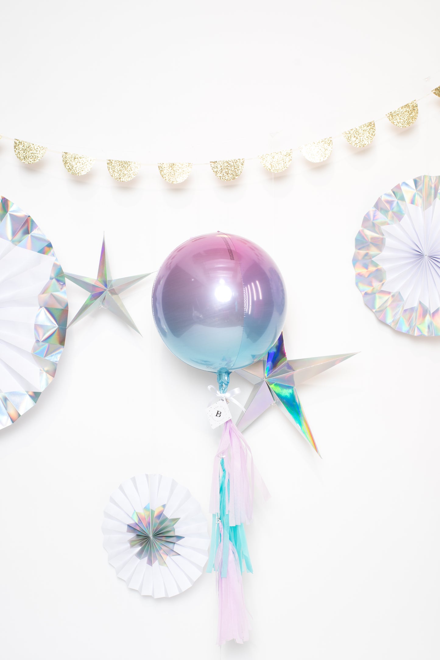 Orbz Ombre Azul y Rosa pastel