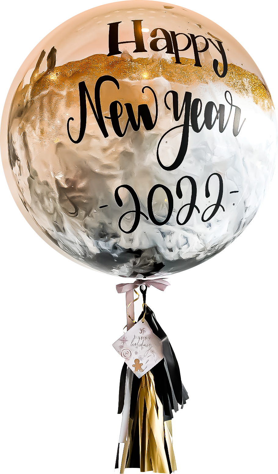 Burbuja 'Happy New Year' Año Nuevo