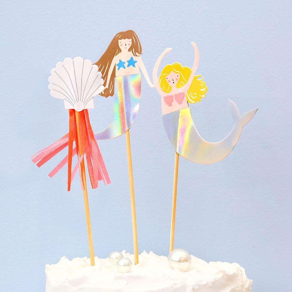 Meri Meri Let's Be Mermaids Cake Toppers
