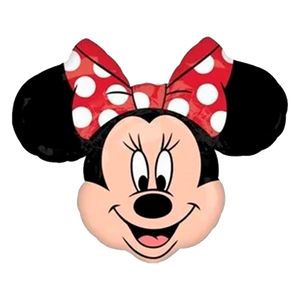 Cabeza de Minnie Mouse Rojo