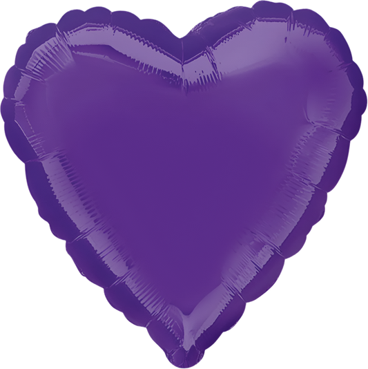 Corazón quartz purple (dos tamaños)