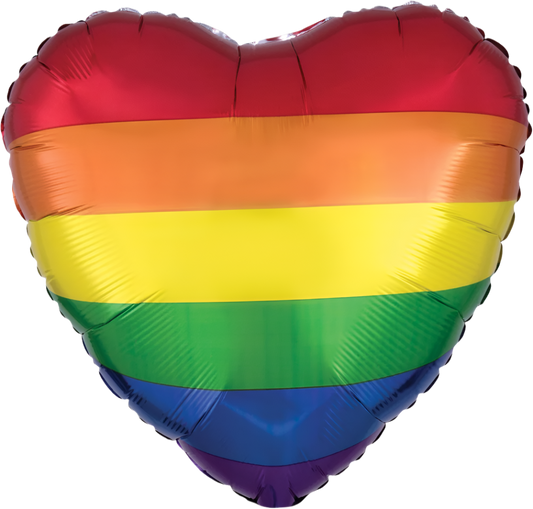 Corazón Rainbow fun (dos tamaños)