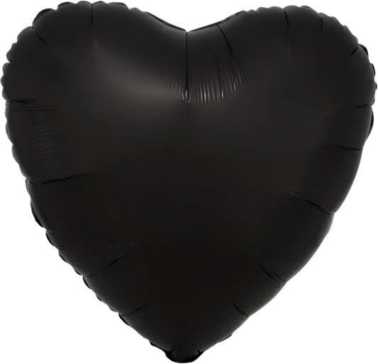Corazón satin luxe onyx (dos tamaños)