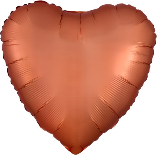 Corazón satin luxe amber (dos tamaños)