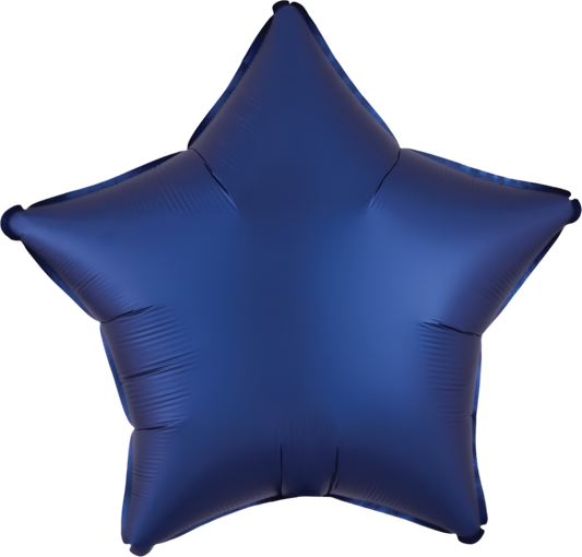 Estrella satin luxe Navy Star (dos tamaños)