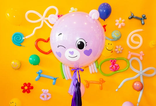 Burbuja Care bear purple