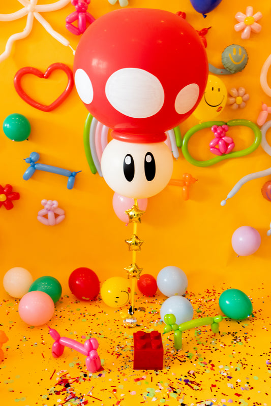 Globo tematica Toad mario bros