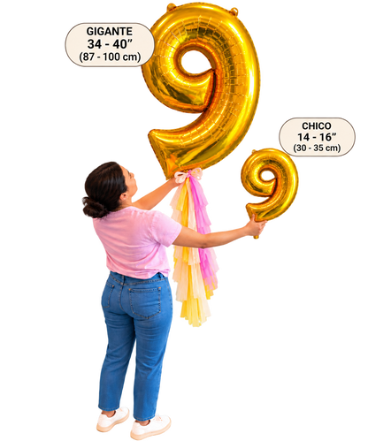 Números de Globo Jumbo