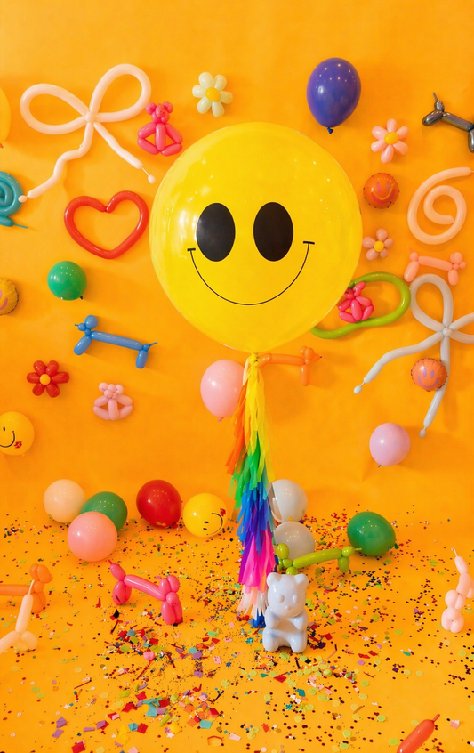 Burbuja Happy face amarilla
