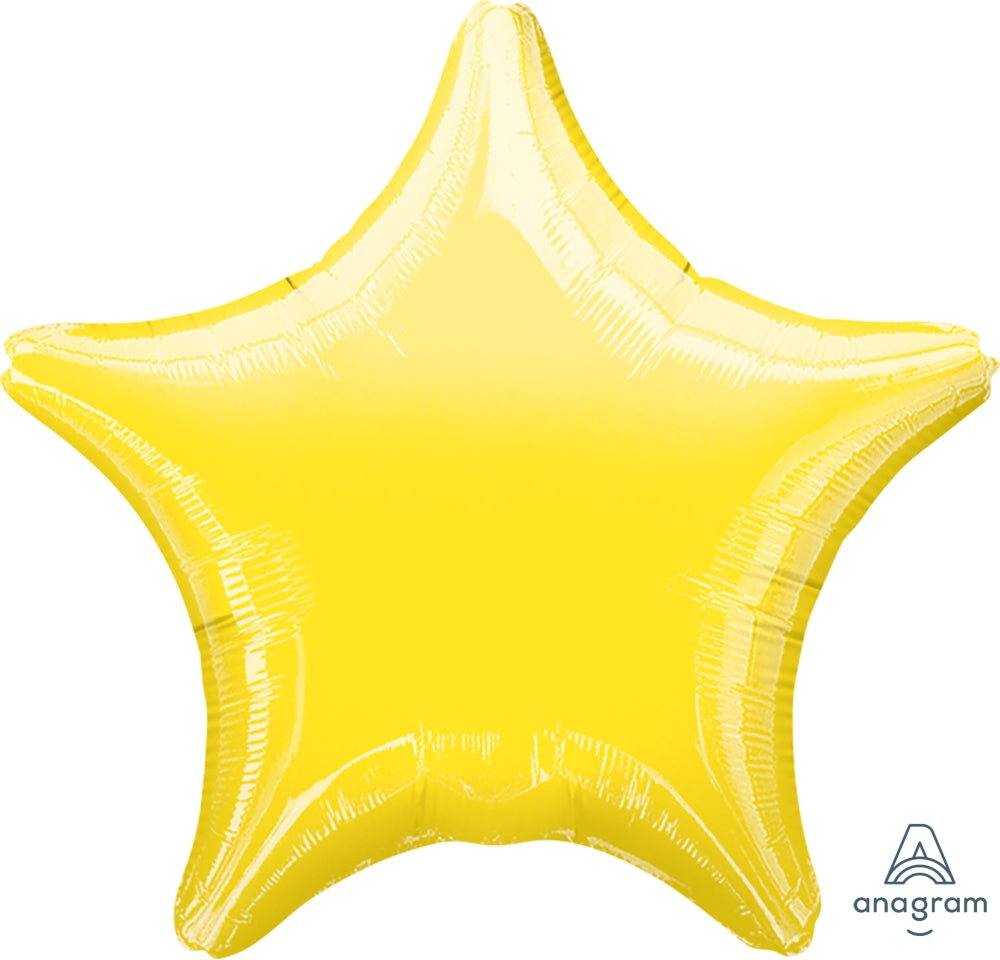 Estrella Metálica Amarilla