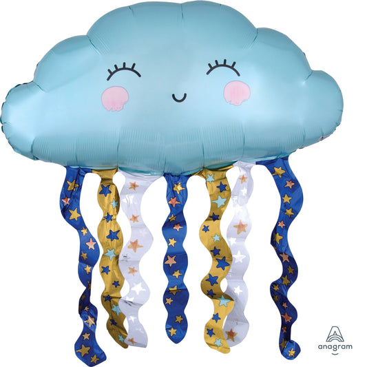 Nube sonriente Azul