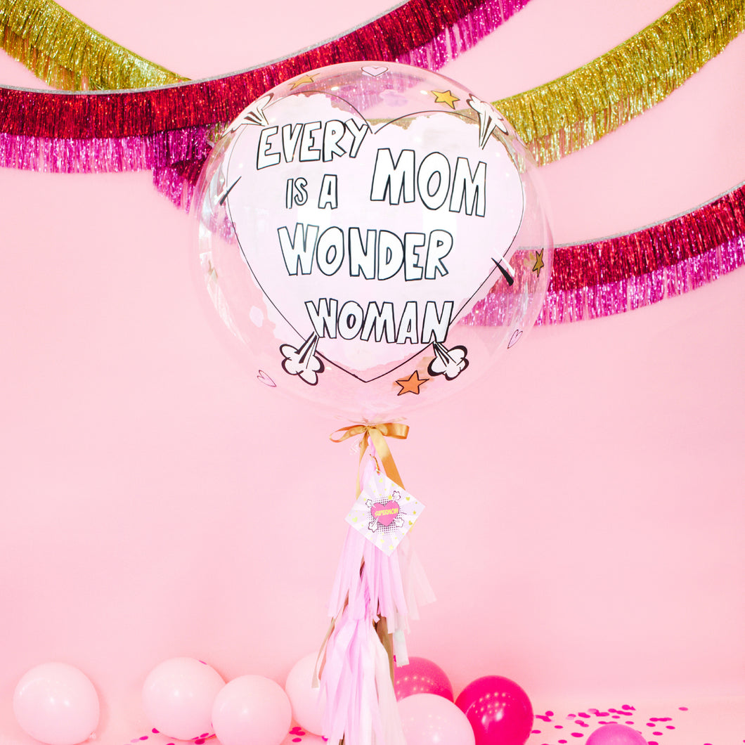Burbuja WONDER WOMAN 'Día de las Madres'