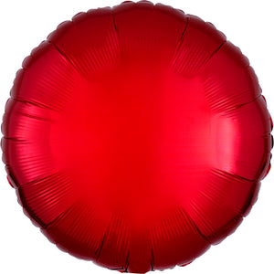 Círculo Metálico Rojo