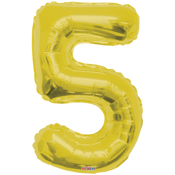 Número 5 chico (más colores)